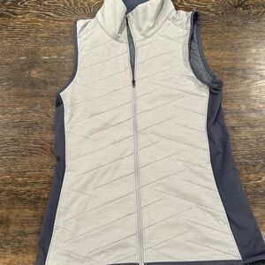 Stylish Gray and Blue Vest